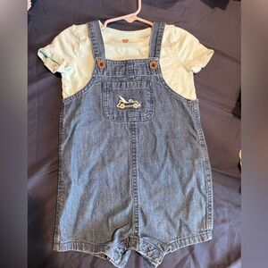 18-24M Old Navy Blue Denim Kids Overalls